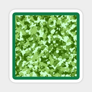 Light Green Camouflage Magnet