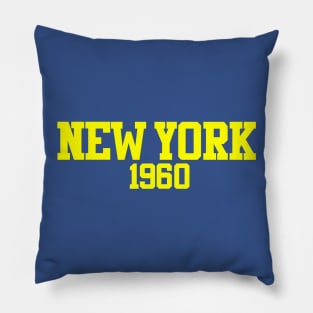 New York 1960 Pillow