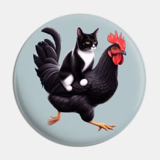 Cat On A Chicken Pin