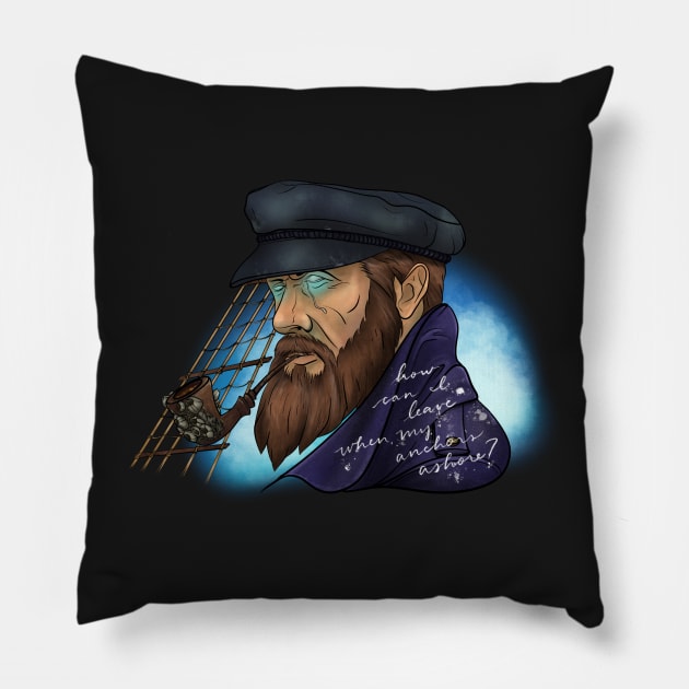 The Whaler Pillow by xdrewstroyerx