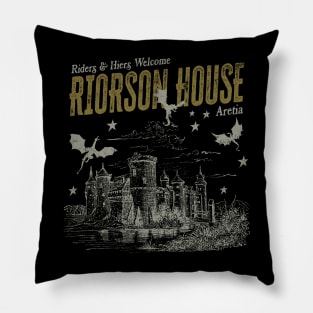 Iron Flame - Xaden Riorson House - Fourth Wing Pillow