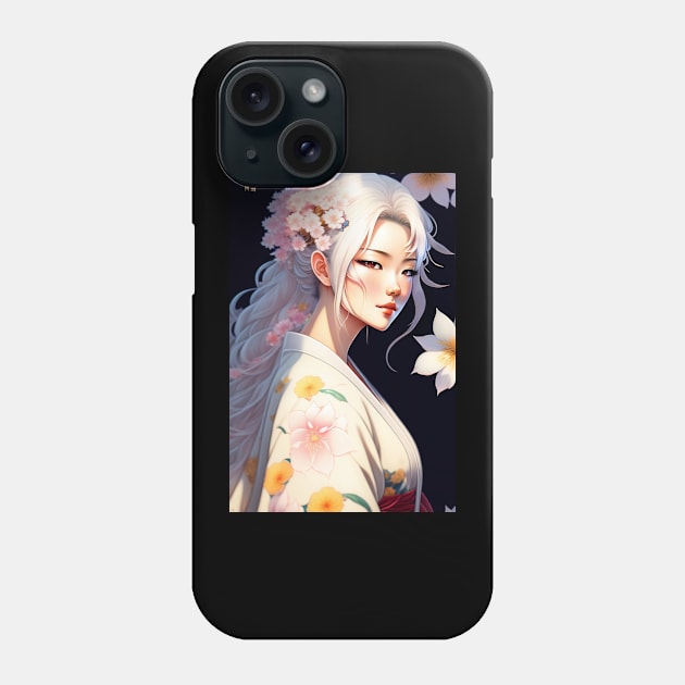 Cute Japanese girl anime,Vintage 90's anime style Phone Case by Nasromaystro