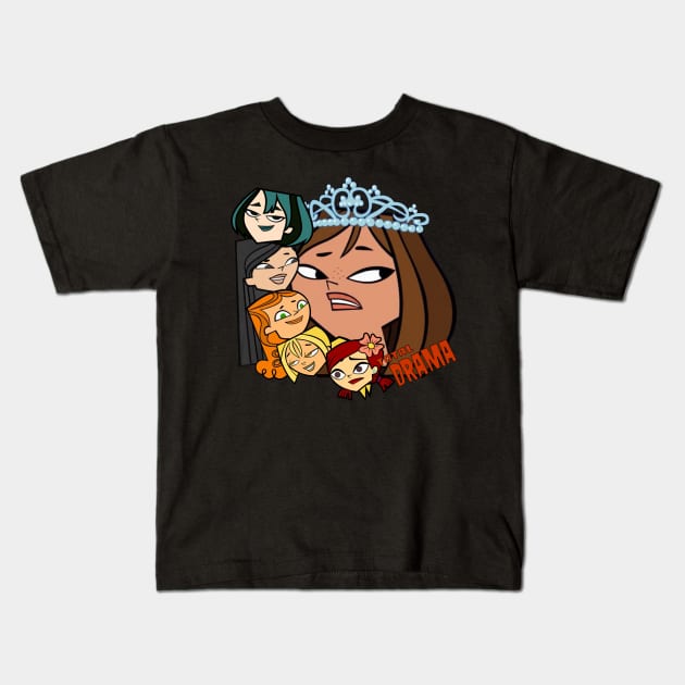 total drama - Total Drama Island Courtney Zoey Gwen J - Kids T-Shirt