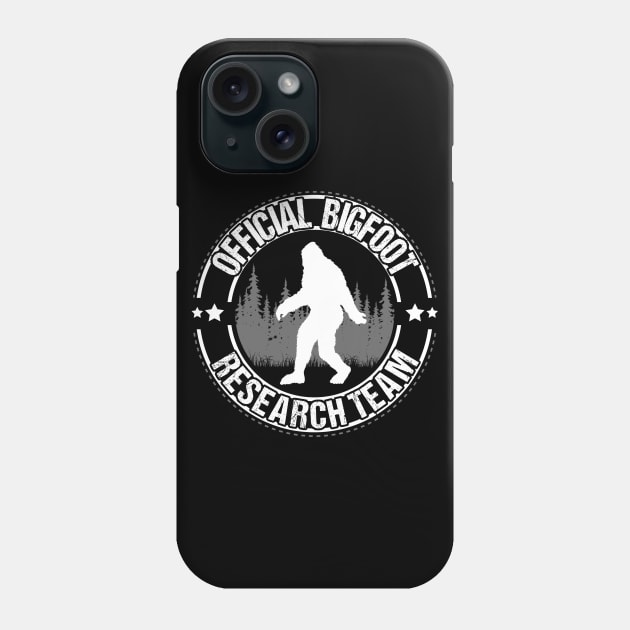 Bigfoot Research Team Phone Case by Tesszero