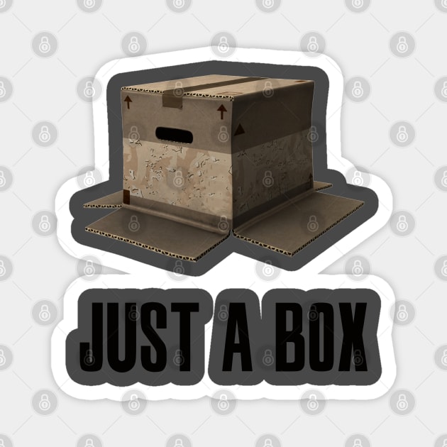 Just a box Magnet by sketchfiles