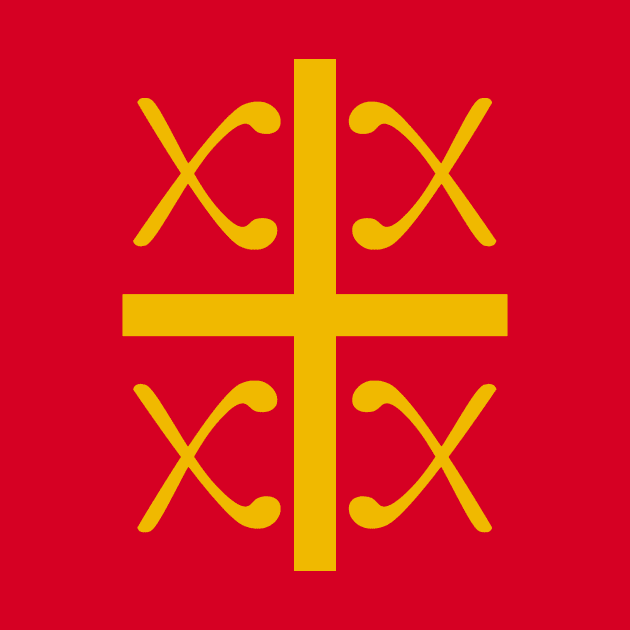 Roman/Byzantine Khi Flag by iaredios