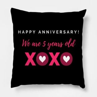 5th Anniversary Pillow