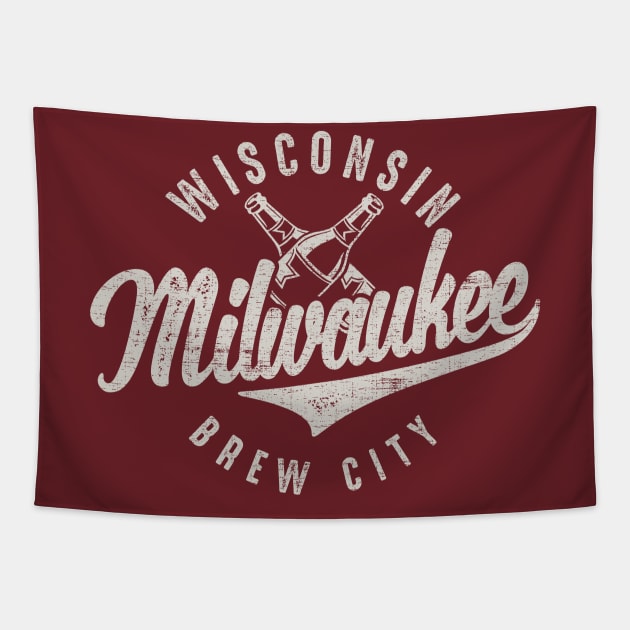 Milwaukee Wisconsin Brew City Tapestry by Designkix