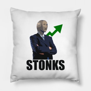 Stonks Pillow