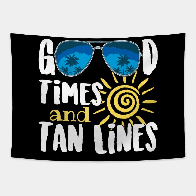 Holiday Good Times And Tan Lines Tapestry by fromherotozero