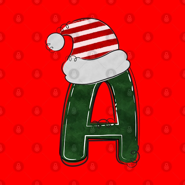 Letter A - Christmas Letter by Pop Cult Store