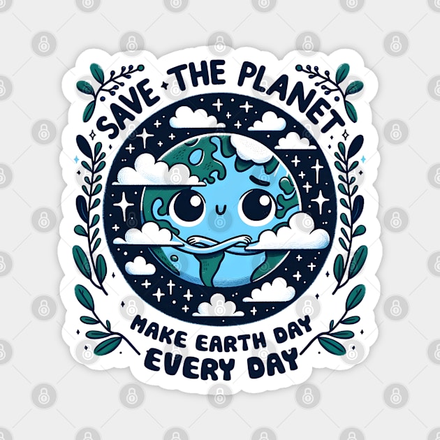 Make Every day is Earth Day Magnet by MZeeDesigns