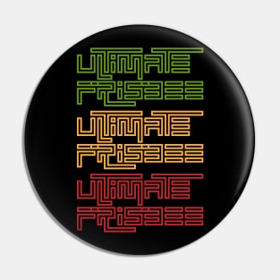 Ultimate Frisbee Rasta Pin