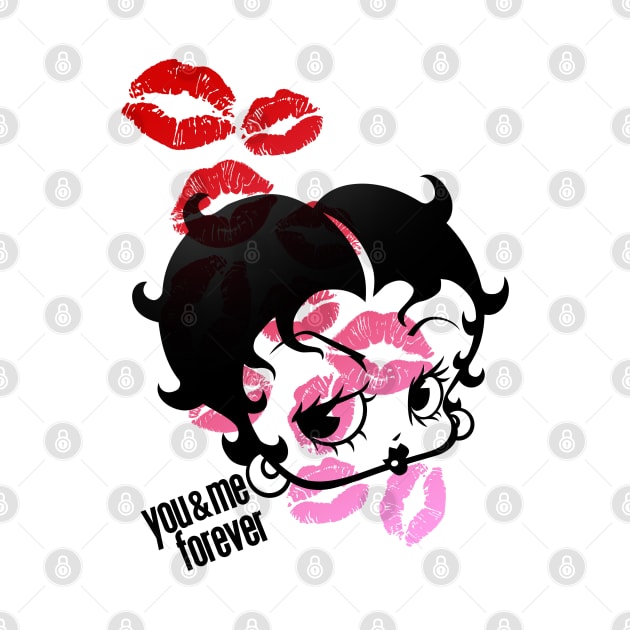 BETTY BOOP - lots of kisses by KERZILLA