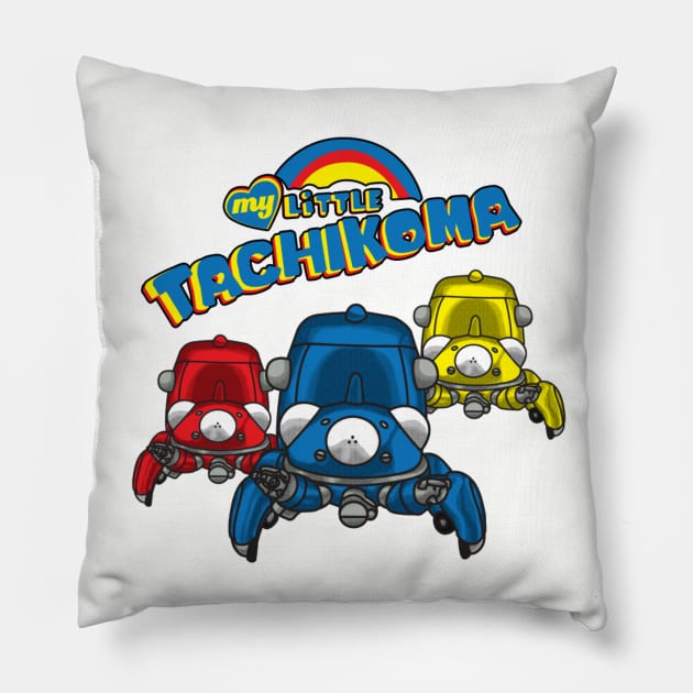 My Little Tachikoma Pillow by michichan