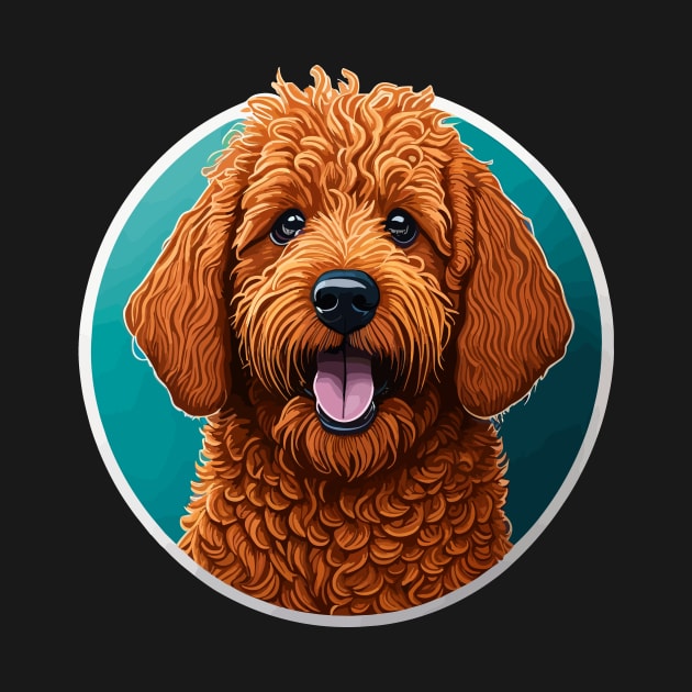 Golden Doodle Portrait by SpriteGuy95