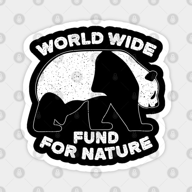 World Wide Fund For Nature Magnet by Whimsical Thinker