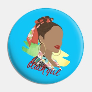 Black girl Pin