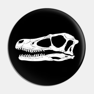Velociraptor fossil skull Pin