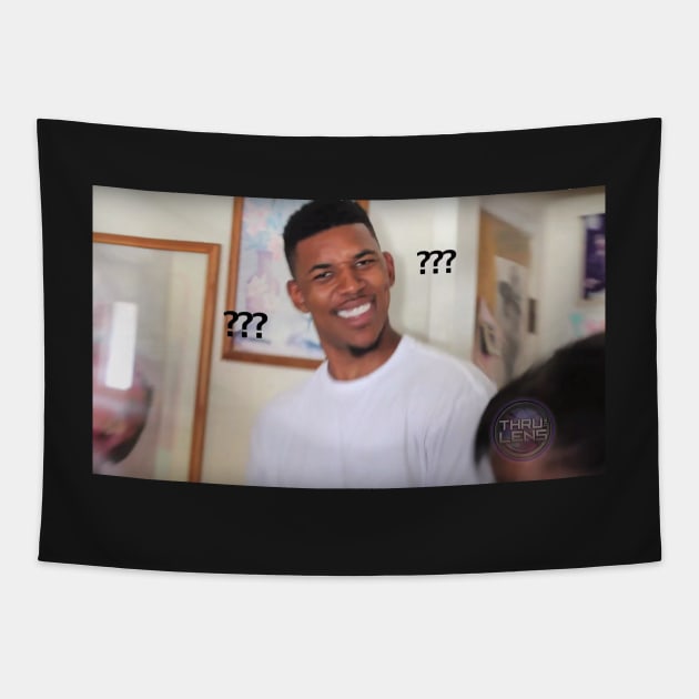 Confused Nick Young Tapestry by FlashmanBiscuit