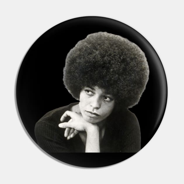 Angela Davis, Black Woman, Black History, Black Lives Matter Pin by UrbanLifeApparel