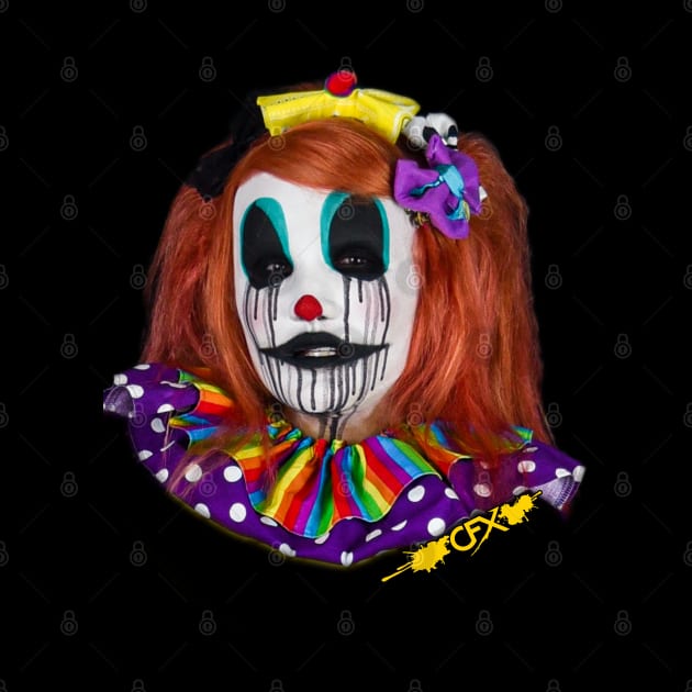 Tesazombie the Clown - Red Hair Variant by CFXMasks