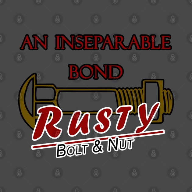 Inseparable bond, bolt and nut, rusty (1) by CarEnthusast