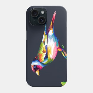 stieglitz bird in Pop Art Phone Case