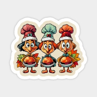 Turkey Thanksgiving Turkey Funny Design Magnet