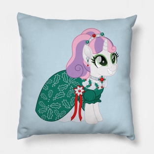 Holiday Sweetie Belle Pillow