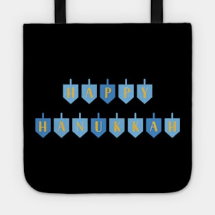 Happy Hanukkah dreidel Tote