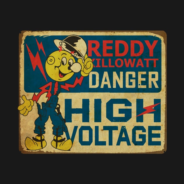 RETRO STYLE - reddy kilowatt HIGH VOLTAGE by MZ212