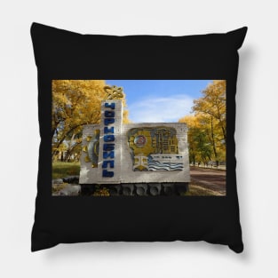 Entry into Chernobyl Pillow