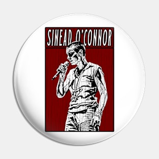 Vintage Retro Sinead O'Connor Pin