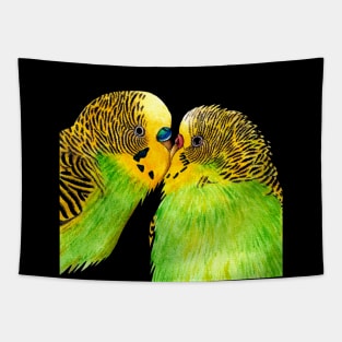 Budgie love Tapestry