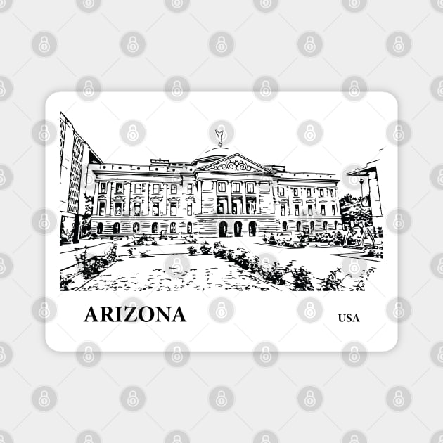Arizona State USA Magnet by Lakeric