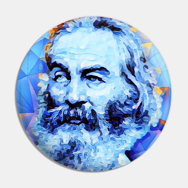 Walt Whitman Portrait | Walt Whitman Artwork | Walt Whitman Painting 8 Pin by JustLit