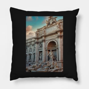 Trevi Fountain Rome (Fontana di Trevi) Pillow