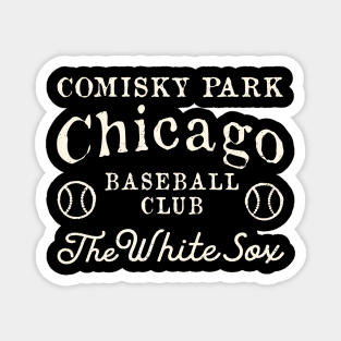 Chicago White Sox Retro Type Design by Buck Tee Originals Magnet