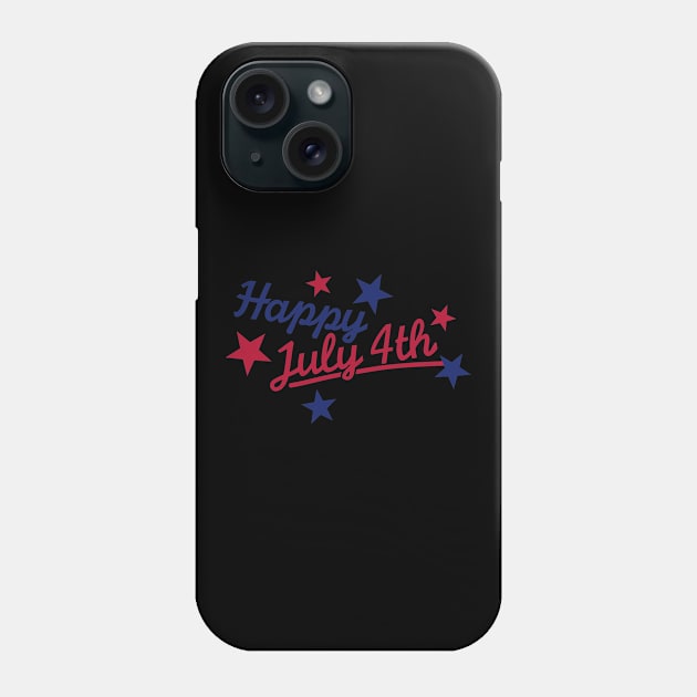 Happy July 4th Phone Case by Designzz