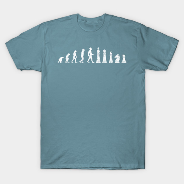 Disover Humor Evolution Chess Chess Piece - Chess - T-Shirt