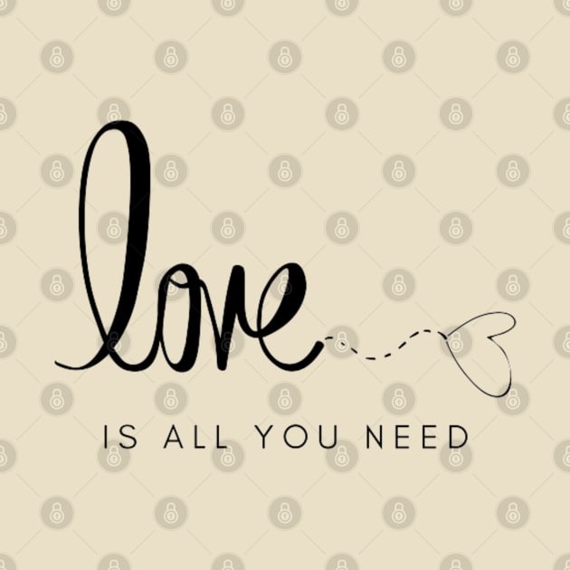 Love is All You Need Shirts, Valentine's Shirt, Valentine's Day Shirt, Funny Valentines Shirt, Gift for Valentines, Couple Shirts by PRINT WITH US