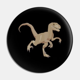 Raptor Dinosaur Pin