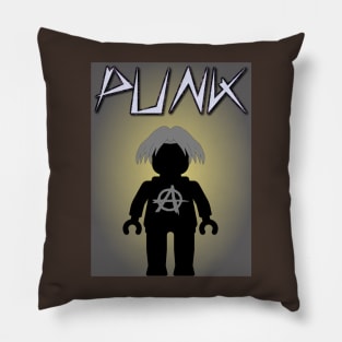 Punk Guitarist Minifig, Customize My Minifig Pillow