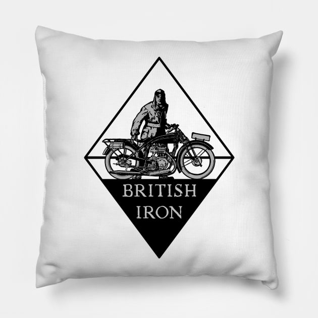 BRITISH IRON Pillow by RosaLinde2803