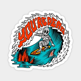 Surfer Mummy (front print) Magnet