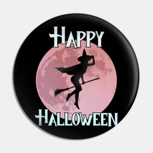 Happy Halloween - The Flying Witch Pin