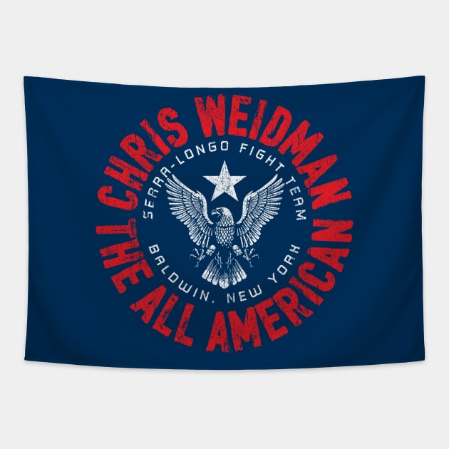 Chris The All American Weidman Tapestry by huckblade