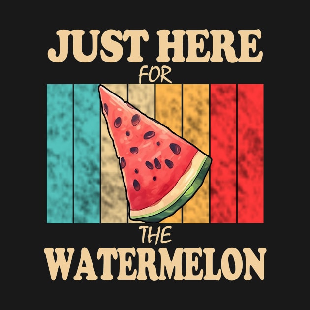 Just Here For The Watermelon by RainasArt