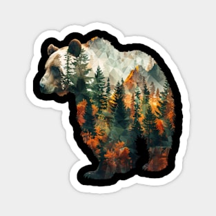 Majestic Grizzly Sightings Magnet